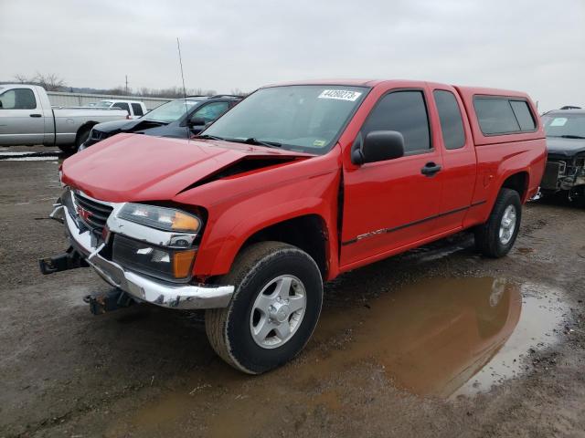 1GTDT196448195453 - 2004 GMC CANYON RED photo 1