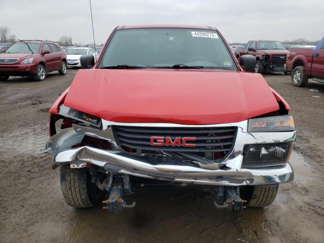 1GTDT196448195453 - 2004 GMC CANYON RED photo 5