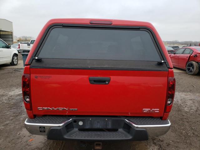 1GTDT196448195453 - 2004 GMC CANYON RED photo 6