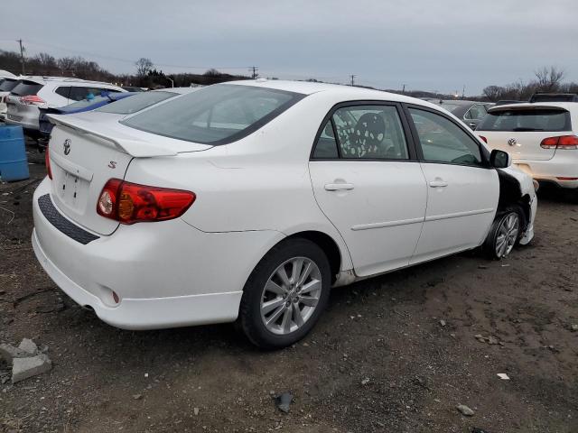 2T1BU4EE9AC256296 - 2010 TOYOTA COROLLA BASE WHITE photo 3