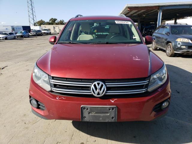 WVGBV3AX0DW086836 - 2013 VOLKSWAGEN TIGUAN S RED photo 5