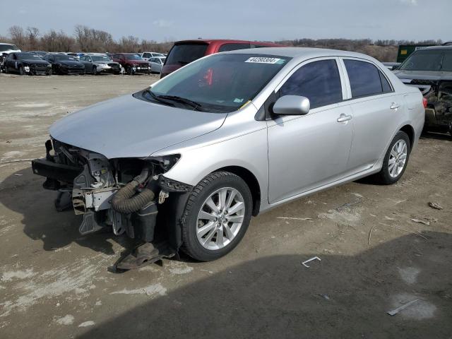 2T1BU4EE2AC367420 - 2010 TOYOTA COROLLA BASE SILVER photo 1