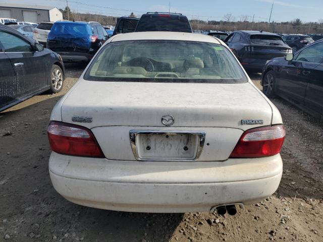 1YVGF22F525286843 - 2002 MAZDA 626 ES WHITE photo 6