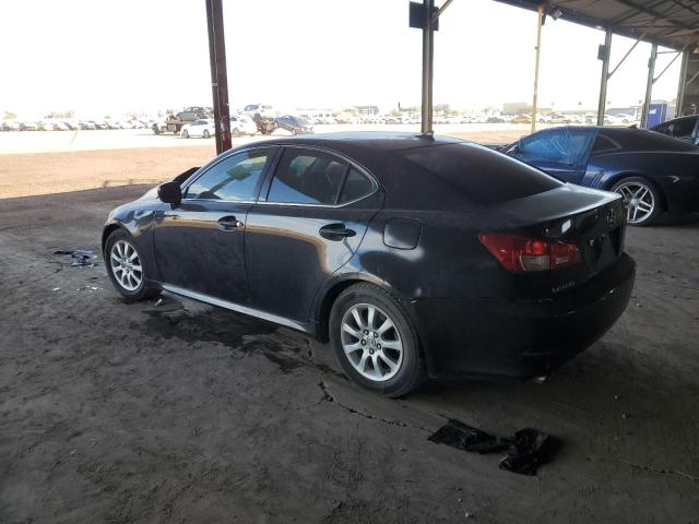 JTHBK262785078361 - 2008 LEXUS IS 250 BLACK photo 2