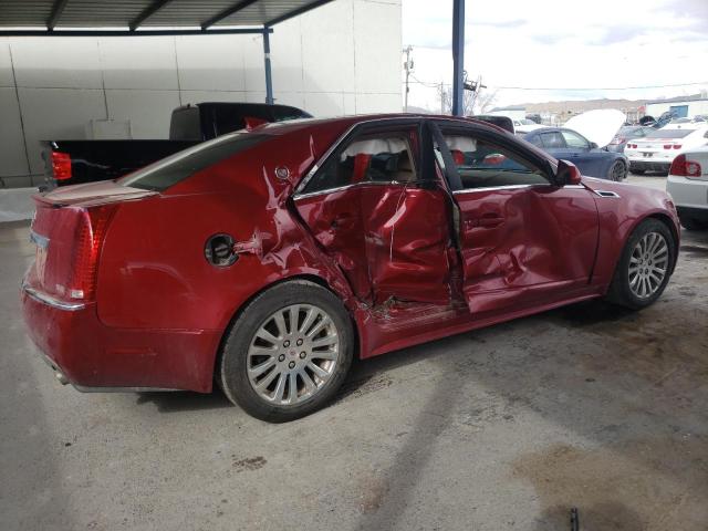 1G6DP5E35D0108054 - 2013 CADILLAC CTS PREMIUM COLLECTION RED photo 3