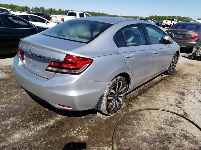 19XFB2F96EE240528 - 2014 HONDA CIVIC EXL SILVER photo 3