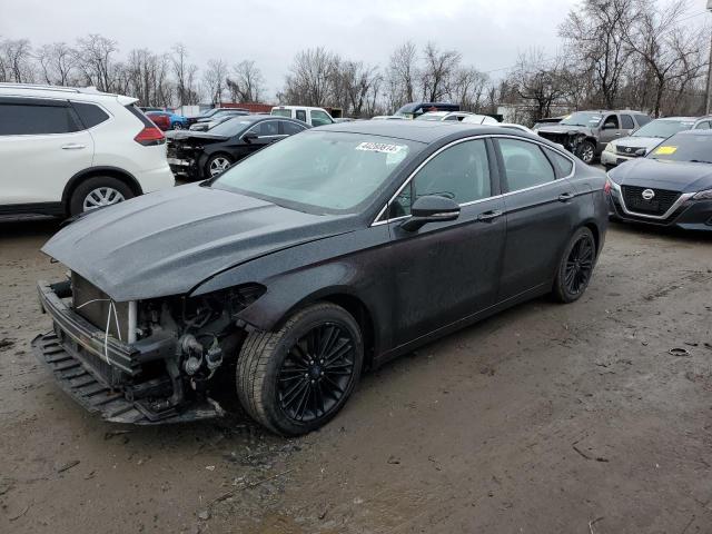 3FA6P0HD3ER281401 - 2014 FORD FUSION SE BLACK photo 1