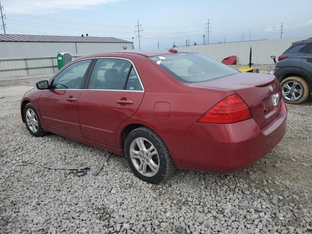 1HGCM56857A089310 - 2007 HONDA ACCORD EX RED photo 2