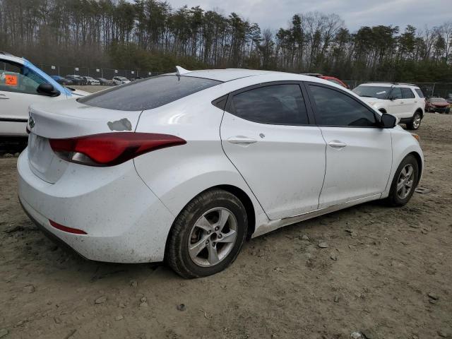 5NPDH4AE3FH579878 - 2015 HYUNDAI ELANTRA SE WHITE photo 3