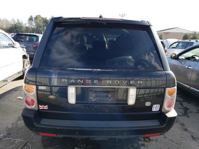 SALME114X5A182990 - 2005 LAND ROVER RANGE ROVE HSE BLACK photo 6