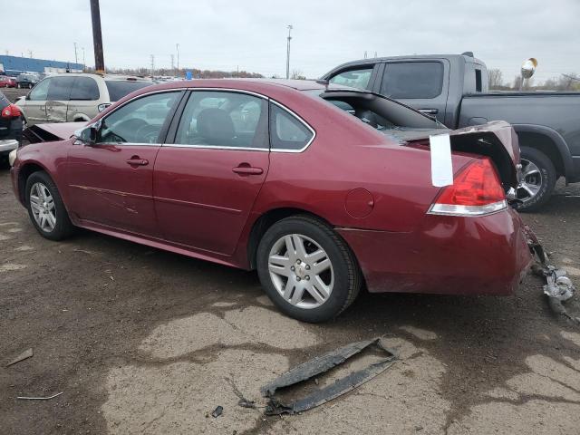 2G1WG5EK2B1243922 - 2011 CHEVROLET IMPALA LT RED photo 2