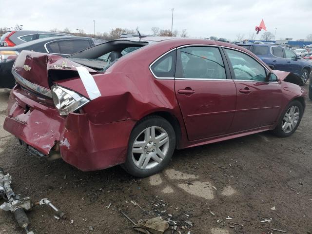 2G1WG5EK2B1243922 - 2011 CHEVROLET IMPALA LT RED photo 3