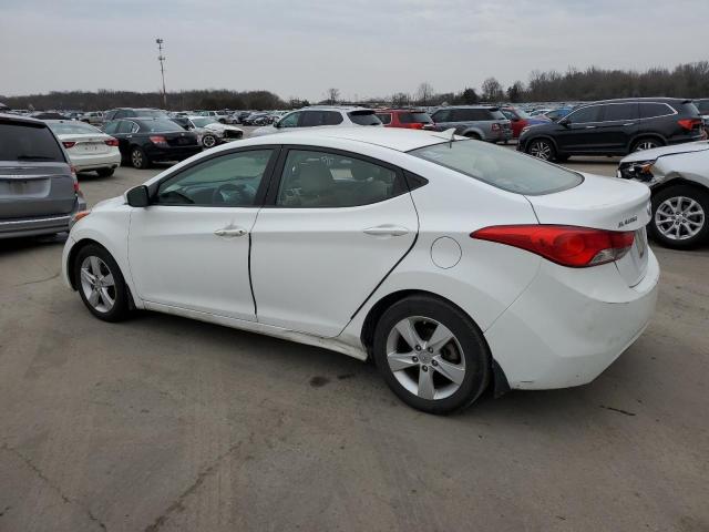 5NPDH4AE2DH425420 - 2013 HYUNDAI ELANTRA GLS WHITE photo 2