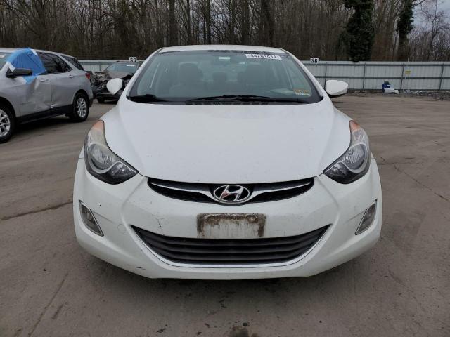 5NPDH4AE2DH425420 - 2013 HYUNDAI ELANTRA GLS WHITE photo 5