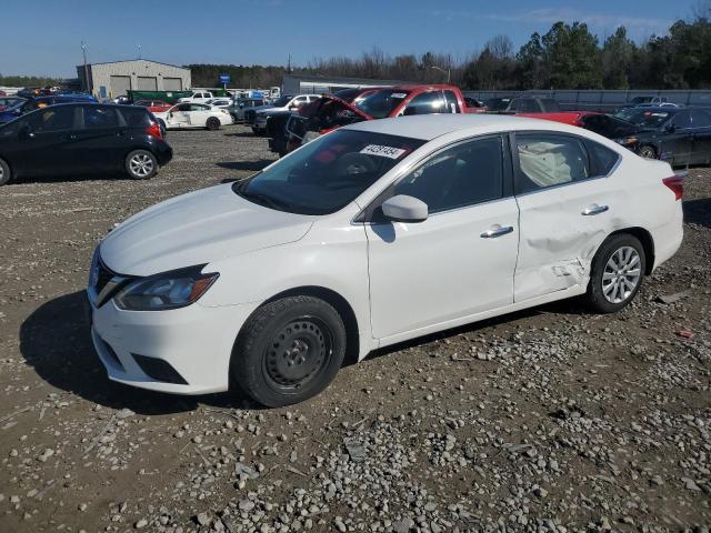 3N1AB7AP9JY337490 - 2018 NISSAN SENTRA S WHITE photo 1