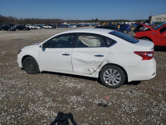 3N1AB7AP9JY337490 - 2018 NISSAN SENTRA S WHITE photo 2