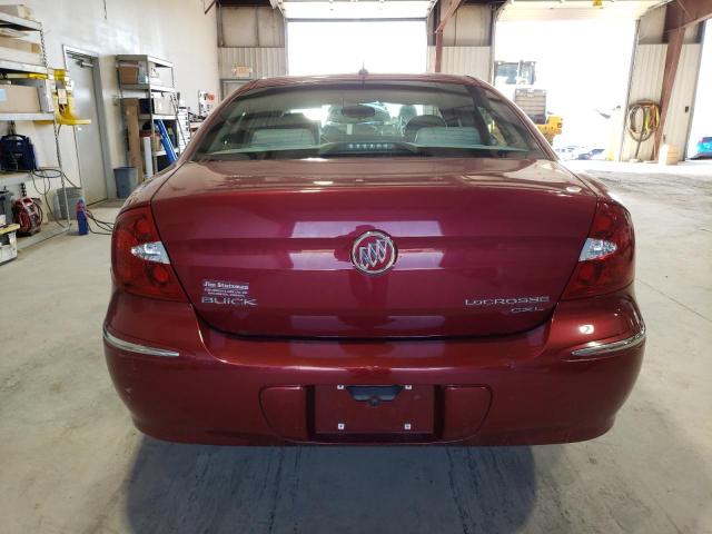 2G4WD582571145093 - 2007 BUICK LACROSSE CXL MAROON photo 6