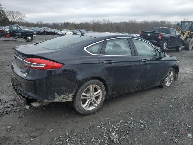 3FA6P0HD0JR244171 - 2018 FORD FUSION SE BLACK photo 3