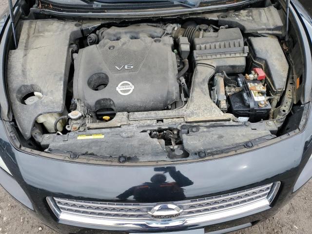 1N4AA51E39C834967 - 2009 NISSAN MAXIMA S BLACK photo 11