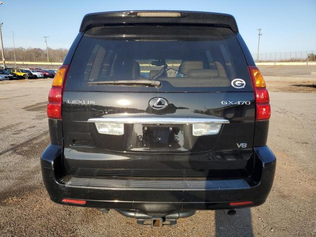 JTJBT20X350082884 - 2005 LEXUS GX 470 BLACK photo 6