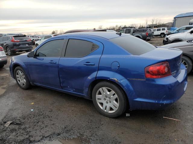 1C3CDZAB1EN116764 - 2014 DODGE AVENGER SE BLUE photo 2