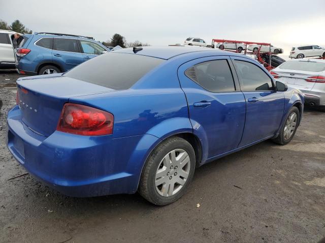 1C3CDZAB1EN116764 - 2014 DODGE AVENGER SE BLUE photo 3