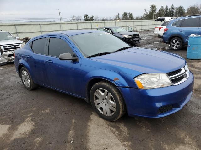 1C3CDZAB1EN116764 - 2014 DODGE AVENGER SE BLUE photo 4