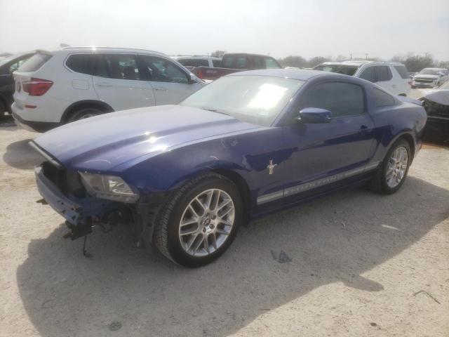 1ZVBP8AM8E5274381 - 2014 FORD MUSTANG BLUE photo 1