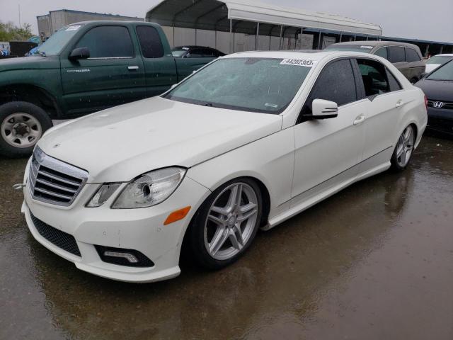 WDDHF7CB7BA321804 - 2011 MERCEDES-BENZ E 550 WHITE photo 1