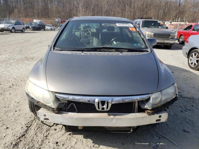 2HGFA16958H349621 - 2008 HONDA CIVIC EXL GRAY photo 5