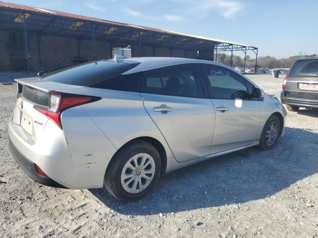 JTDKARFU2K3083338 - 2019 TOYOTA PRIUS SILVER photo 3