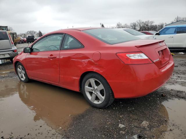 2HGFG12806H558340 - 2006 HONDA CIVIC EX RED photo 2