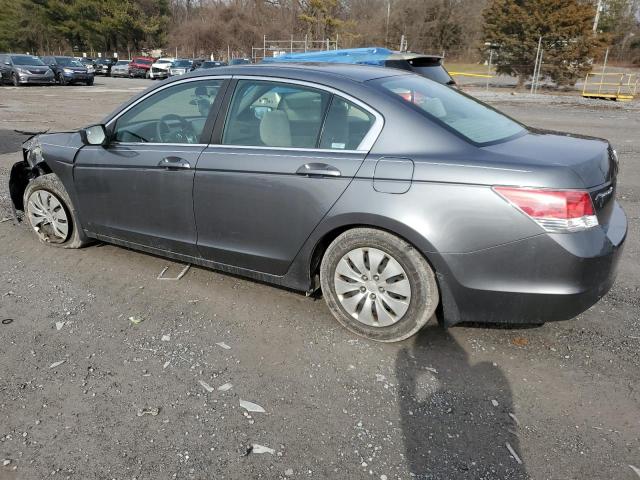 1HGCP26369A100652 - 2009 HONDA ACCORD LX GRAY photo 2