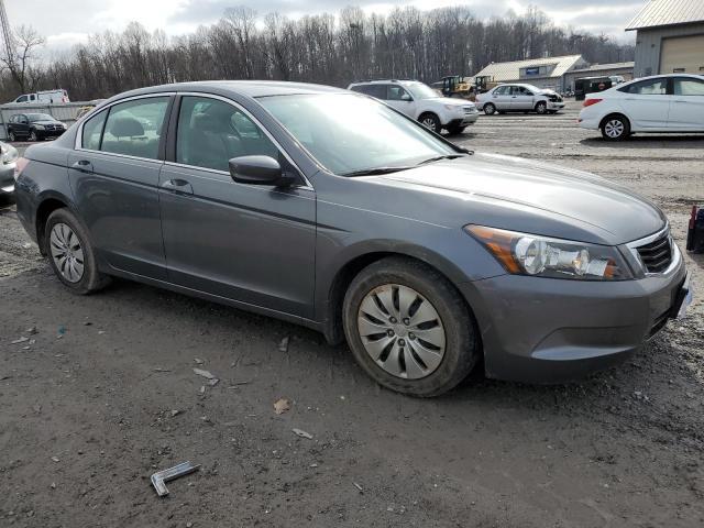 1HGCP26369A100652 - 2009 HONDA ACCORD LX GRAY photo 4