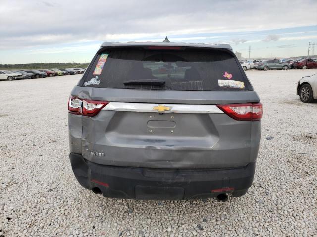 1GNERFKW0MJ194357 - 2021 CHEVROLET TRAVERSE LS GRAY photo 6