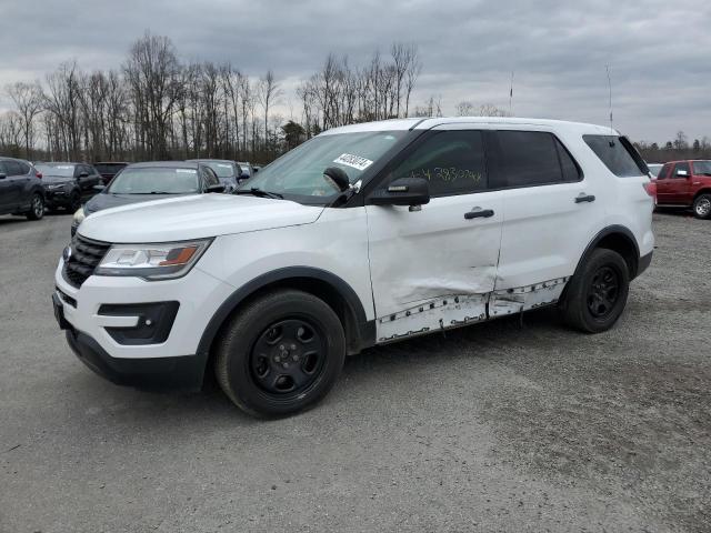 1FM5K8AR2HGE15203 - 2017 FORD EXPLORER POLICE INTERCEPTOR WHITE photo 1