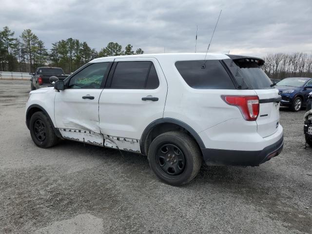 1FM5K8AR2HGE15203 - 2017 FORD EXPLORER POLICE INTERCEPTOR WHITE photo 2