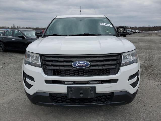 1FM5K8AR2HGE15203 - 2017 FORD EXPLORER POLICE INTERCEPTOR WHITE photo 5