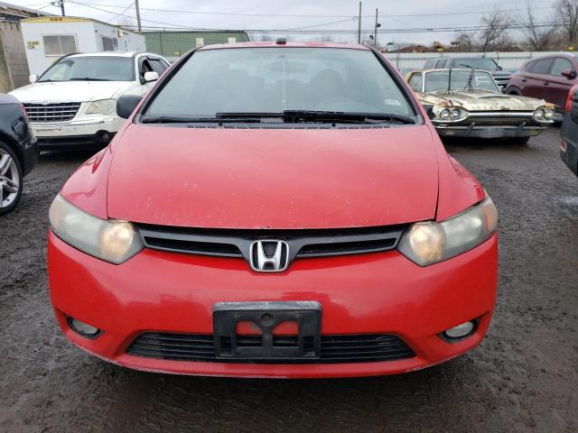 2HGFG12897H556491 - 2007 HONDA CIVIC EX RED photo 5