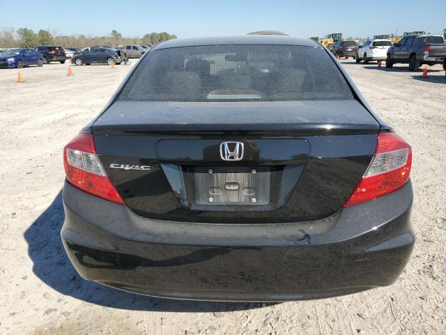 2HGFB2F56CH602356 - 2012 HONDA CIVIC LX BLACK photo 6