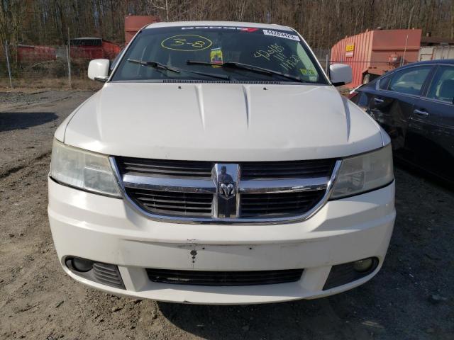 3D4GG57V89T542457 - 2009 DODGE JOURNEY SXT WHITE photo 5