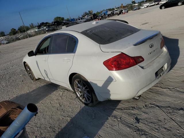 JNKCV61E49M010076 - 2009 INFINITI G37 BASE WHITE photo 2