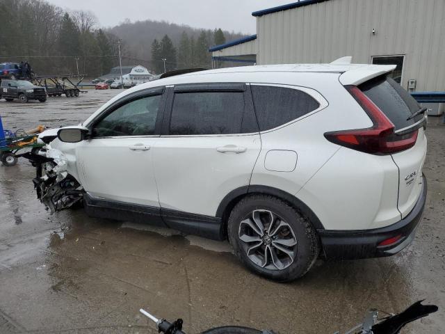 5J6RW2H89ML005787 - 2021 HONDA CR-V EXL WHITE photo 2