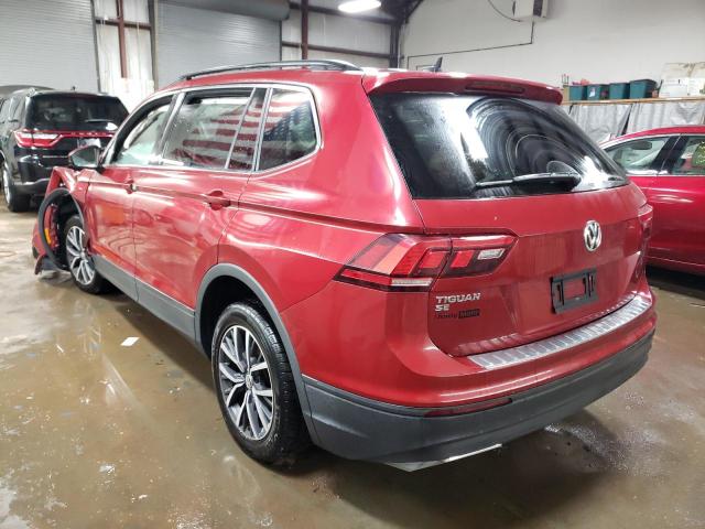 3VV3B7AX8KM158759 - 2019 VOLKSWAGEN TIGUAN SE RED photo 2