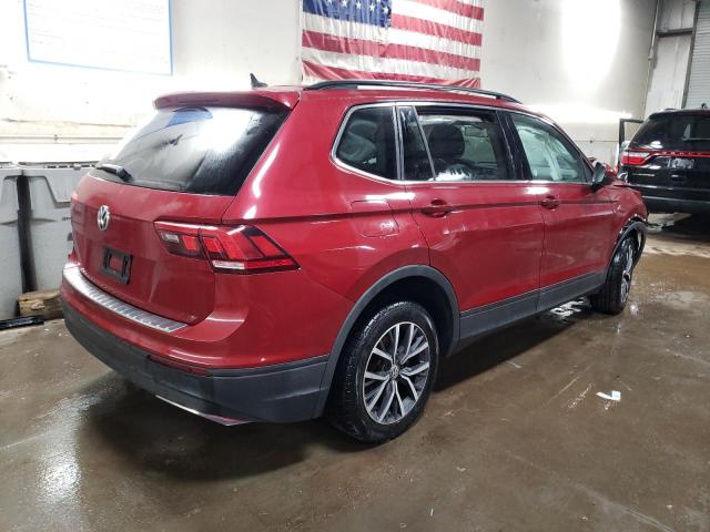 3VV3B7AX8KM158759 - 2019 VOLKSWAGEN TIGUAN SE RED photo 3