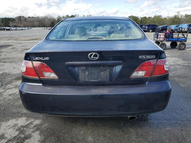 JTHBF30G920083709 - 2002 LEXUS ES 300 BLUE photo 6