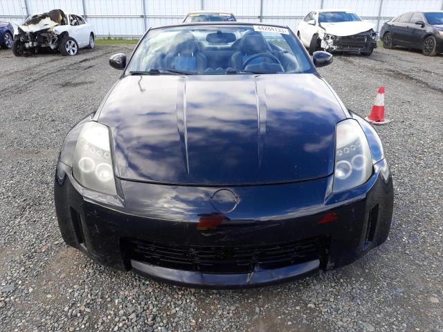 JN1AZ36D65M700128 - 2005 NISSAN 350Z ROADSTER BLACK photo 5