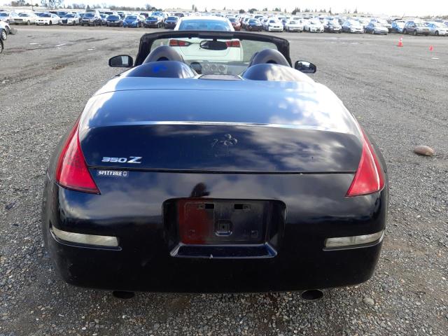 JN1AZ36D65M700128 - 2005 NISSAN 350Z ROADSTER BLACK photo 6