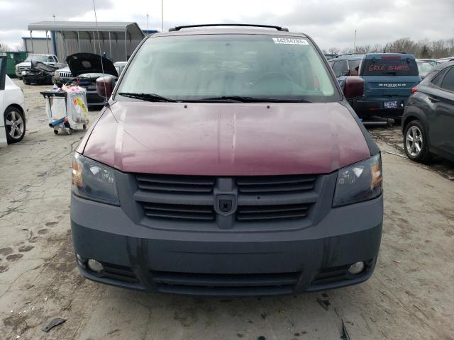 2D8HN54159R663251 - 2009 DODGE GRAND CARA SXT MAROON photo 5