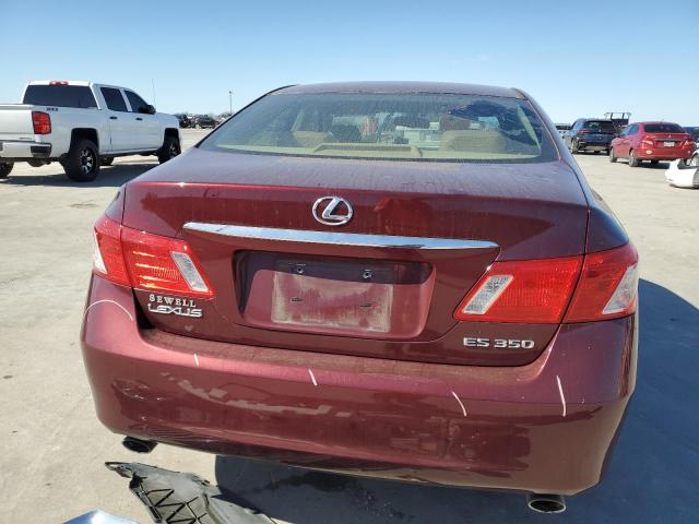 JTHBJ46G772150864 - 2007 LEXUS ES 350 BURGUNDY photo 6